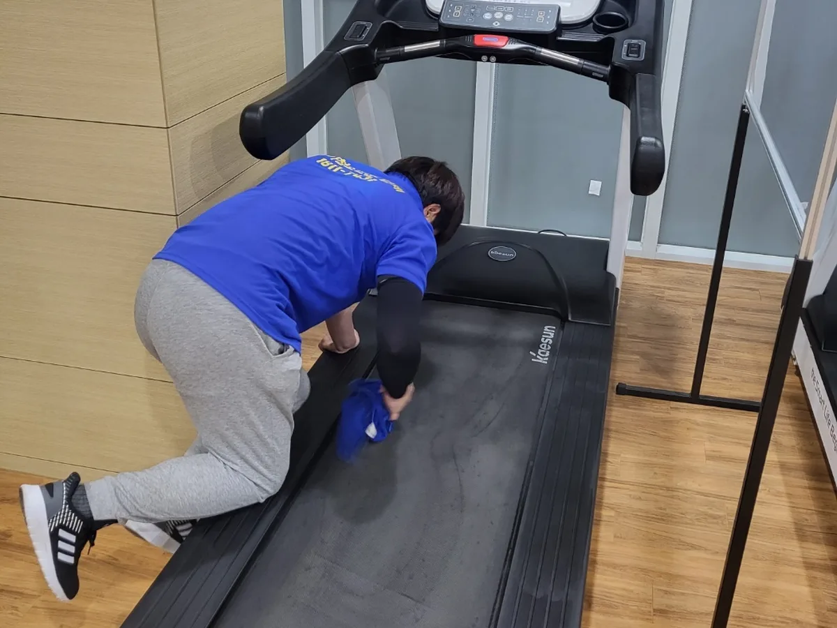당진시 송악읍 피트니스 라커 검사실 위생청소 사례 - 행진크린